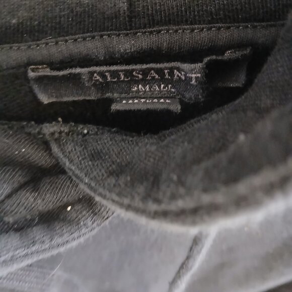 All Saints Embroidered Sweatshirt Hoodie - Picture 3 of 12